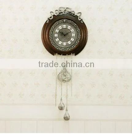 Wood wall clock