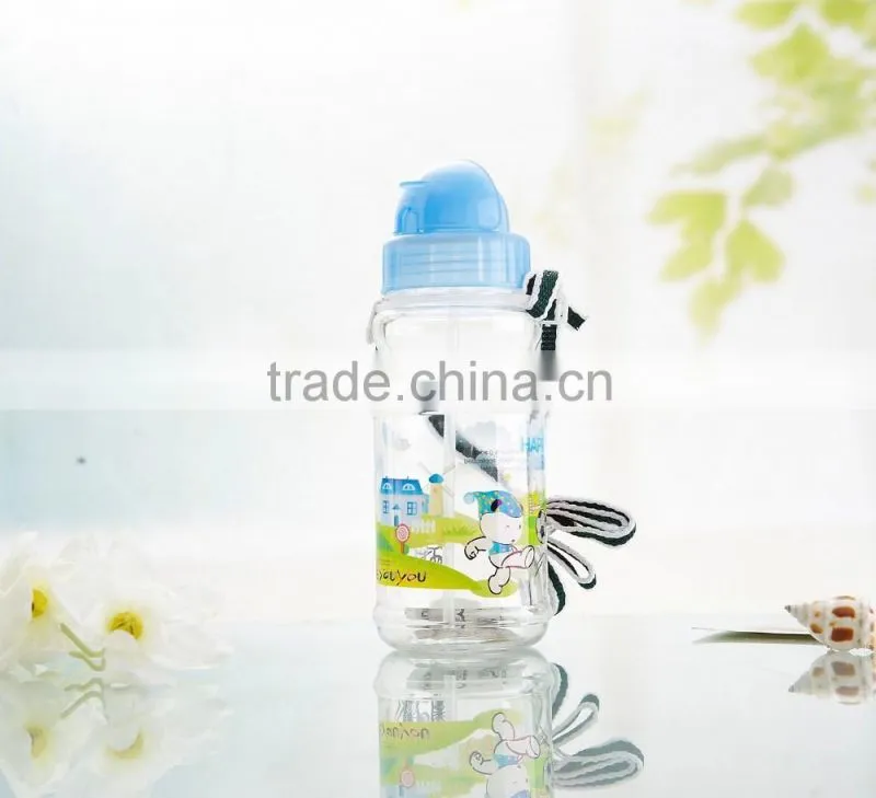 500ml BPA FREE wholesale plastic straw bottles for baby