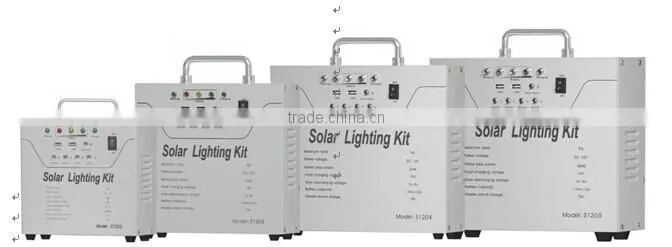 Chinese 40W Portable DC solar Lighting kit for wholesale africa