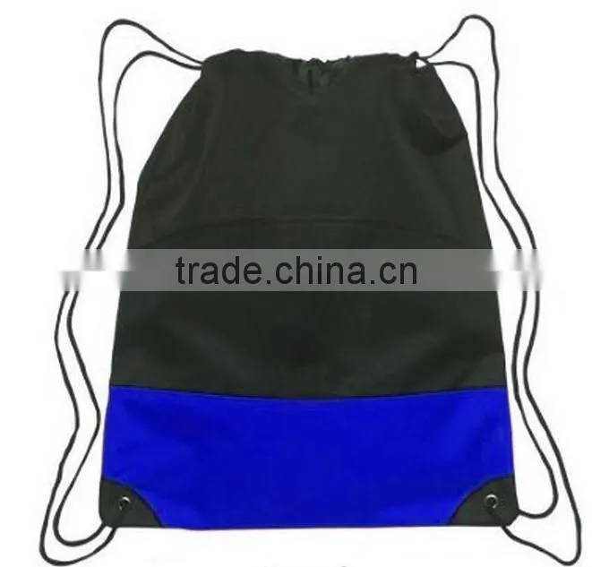Large cotton backpack drawstring bag(DRA15-011)