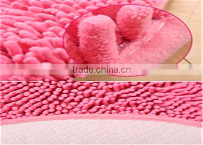 machine tufted noodle microfiber chenille mat