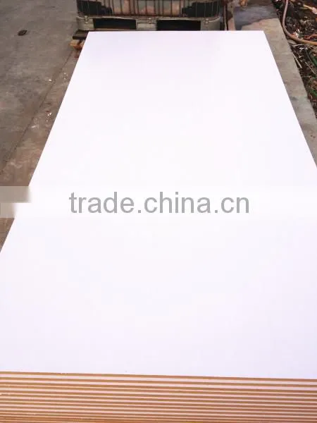 12mm double sided mdf melamine sheet from Linyi