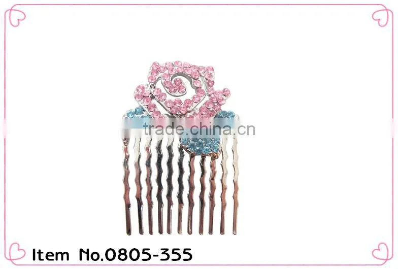 Hot sale!!! vintage wedding hair combs metal hair side combs