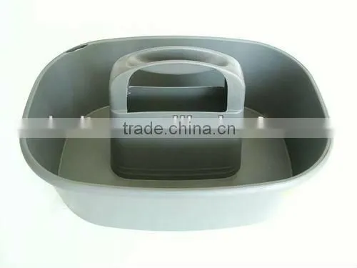 plastic baskets with handle