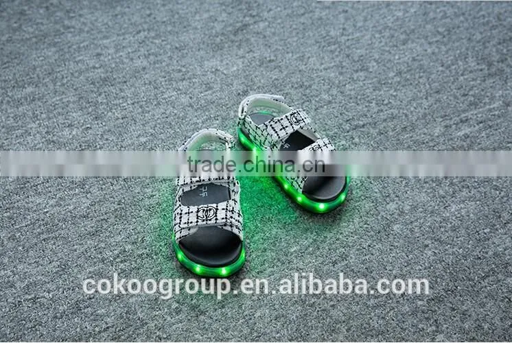 light up sandal shoes 2016 new style fashion shoes