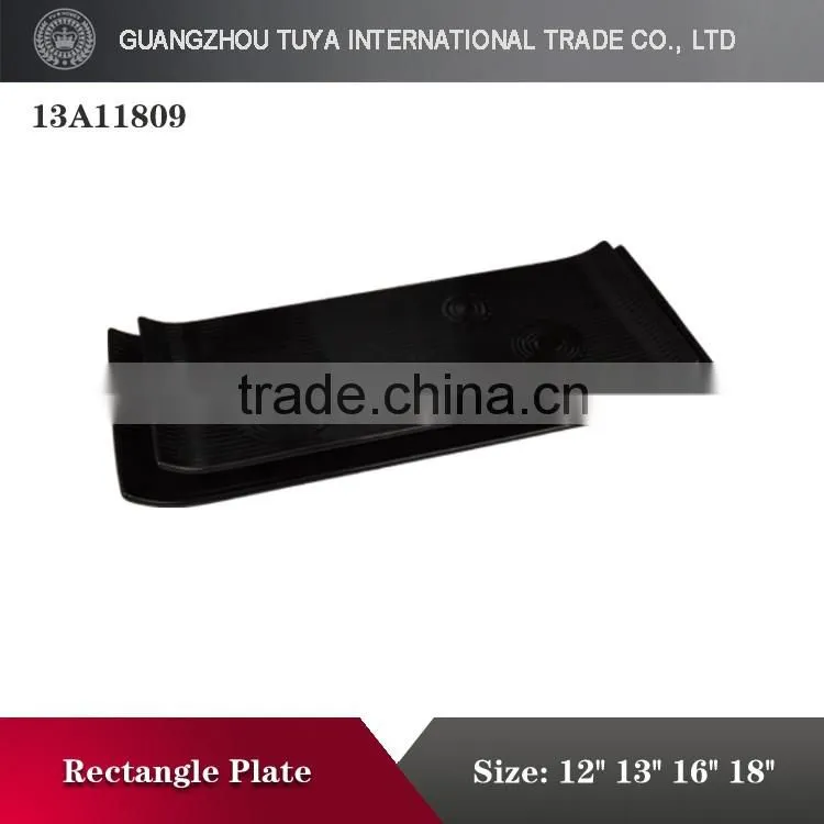 Simple design, different colors of planar rectangular ceramic plate