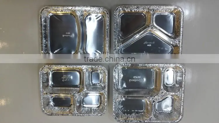 Disposable Aluminum foil bowl, polygon containers, fast food packing, Factory