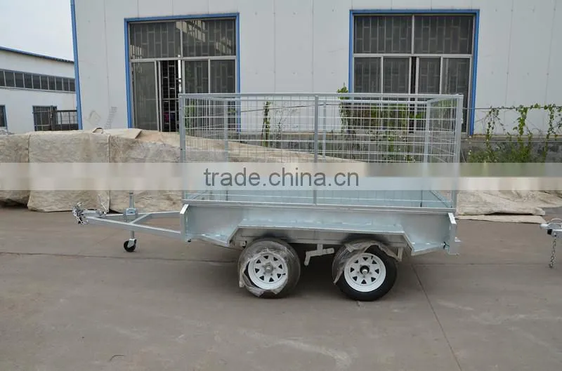 Galvanized cage trailer