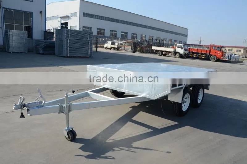 galvanized motorbike trailer
