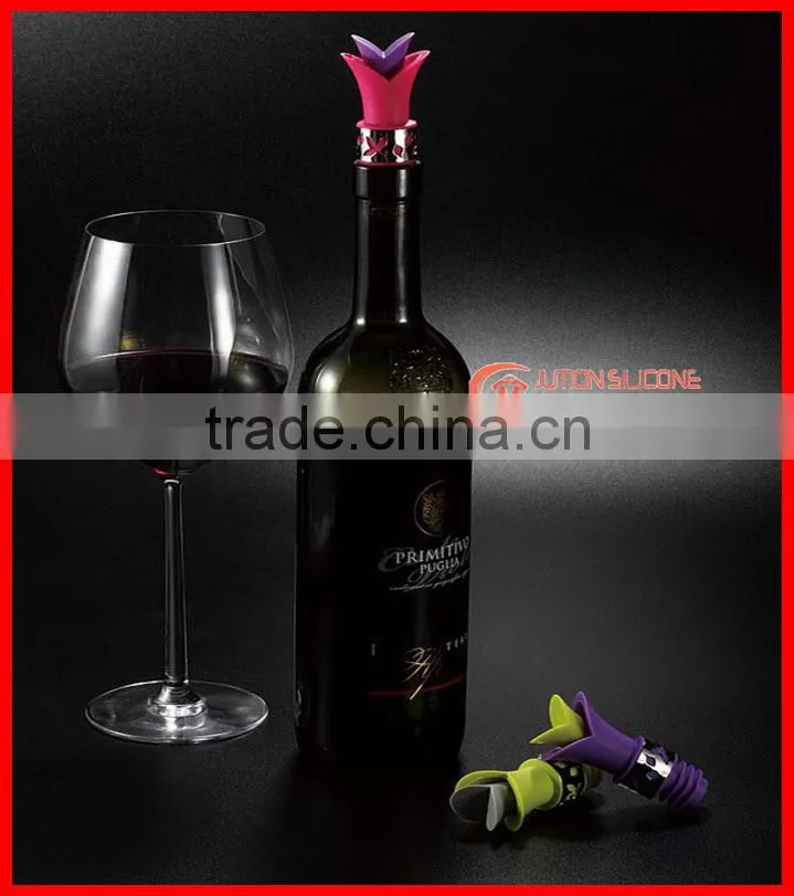 New design silicone rubber wine bottle stopper