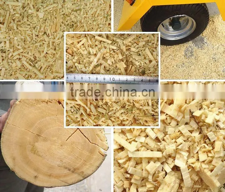 Diesel engine powered wood chipper, sawdust chipper, homemade wood chipper