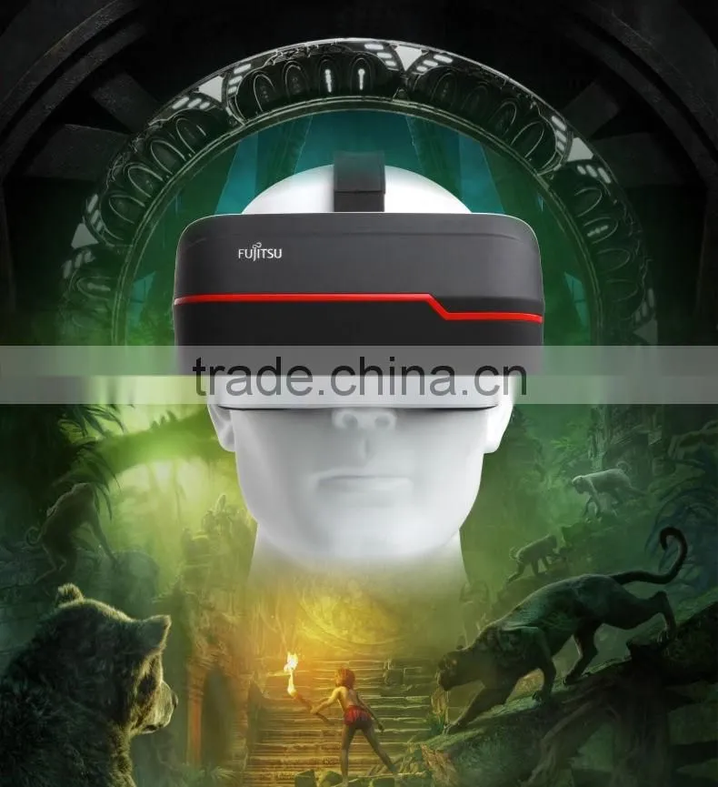 Wholesale VR Box 2.0 Virtual Reality 3D Glasses with Remote Controller & Bluetooth