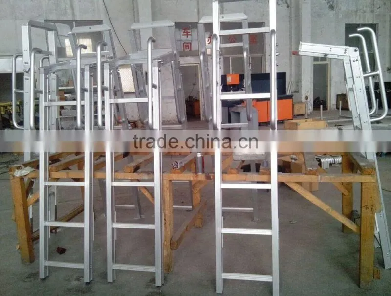 small Aluminum alloy ladder steps for truck, Alu.step bench