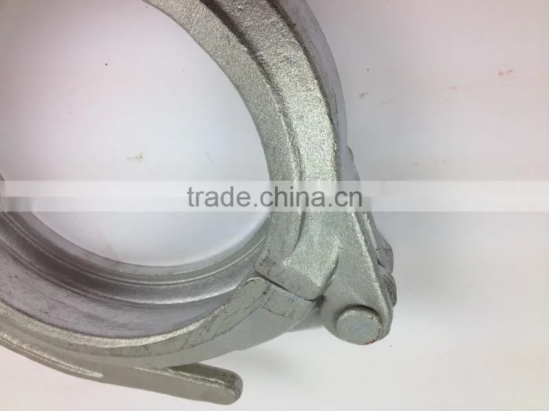 High Quality Pipe Clamp Fittings Forging Concrete Pump Pipe / Rubber Hose Clamp China Supplier