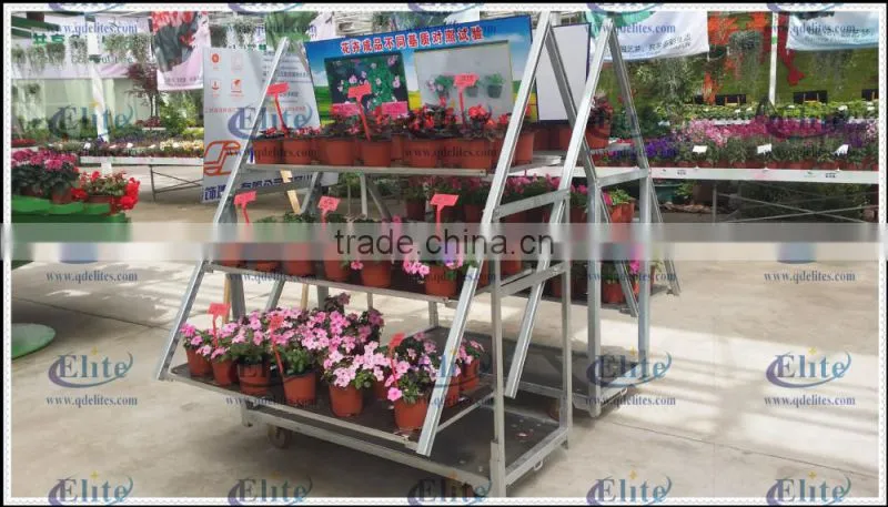 Garden Center Display Flower Trolley for Bracketplant
