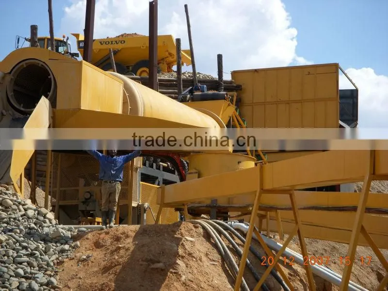 High Quality Mobile Gold Wash Plant