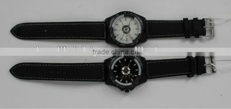 Cheapest special lover's crocodile man-made leather wathces for business gift