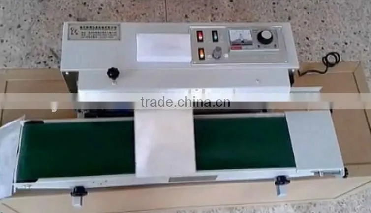 FR-900 Heating type plastic film sealing machine/Digital Counter Plastic Film Sealing Machine,continuous band sealer