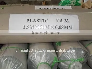 Hot sales Large roll building plastic film manufacture in Qingdao (1M*1000M*20micros)