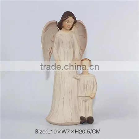Resin little girl figurine
