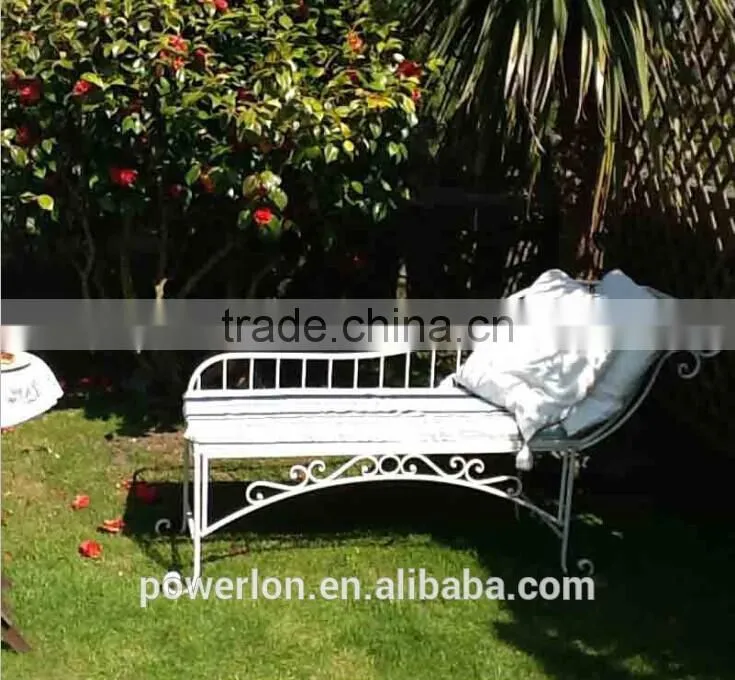 KD shabby chic metal portable lounge chair