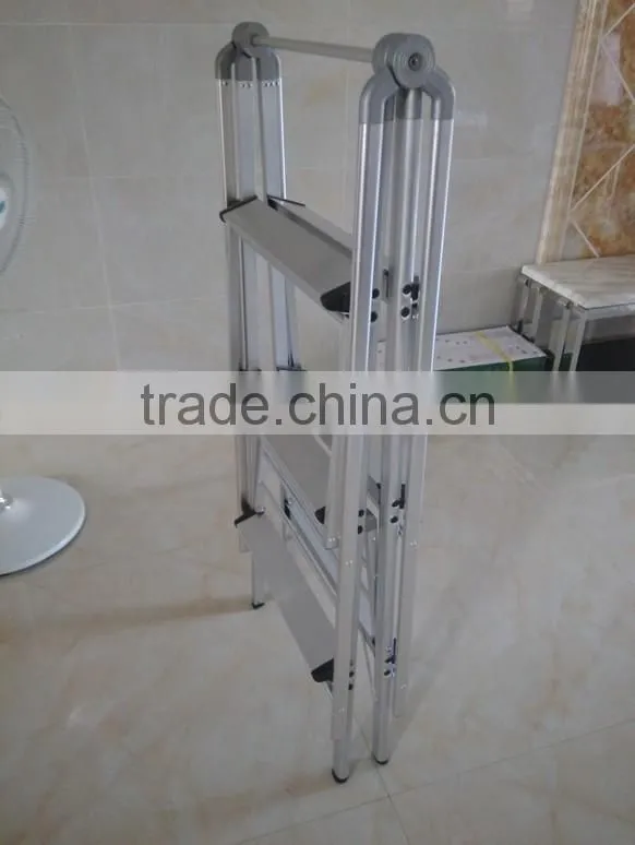 Vivinature clothes rack with 4 steps ladder
