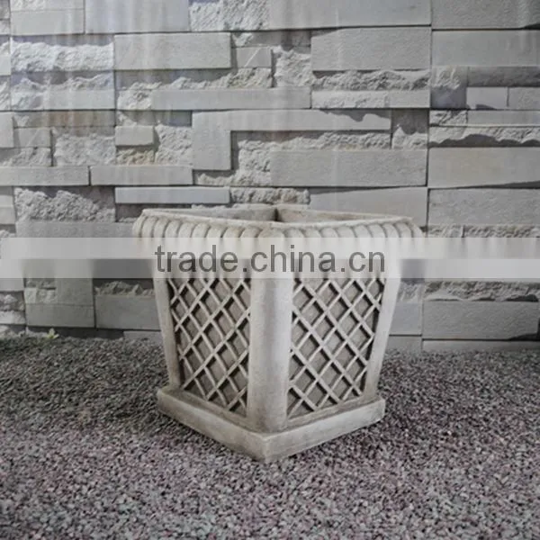 Fiberglass Indoor Flower Planter Pot Container