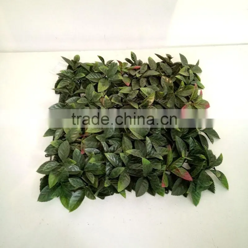 decorative orange leaf garden artificial grass fence