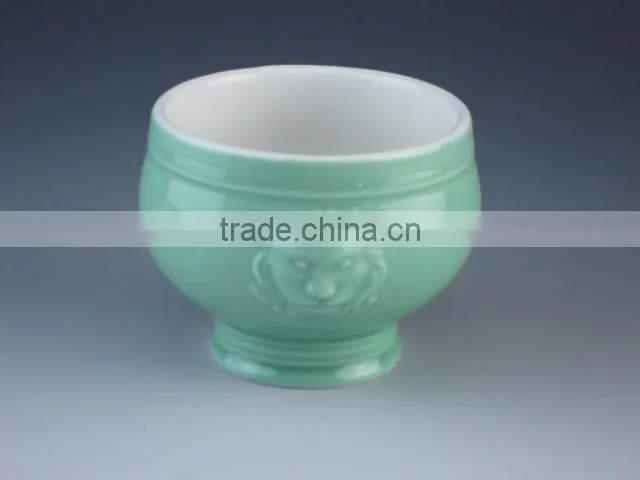 small casserole without lid 350 ml glazed porcelain microwave safety