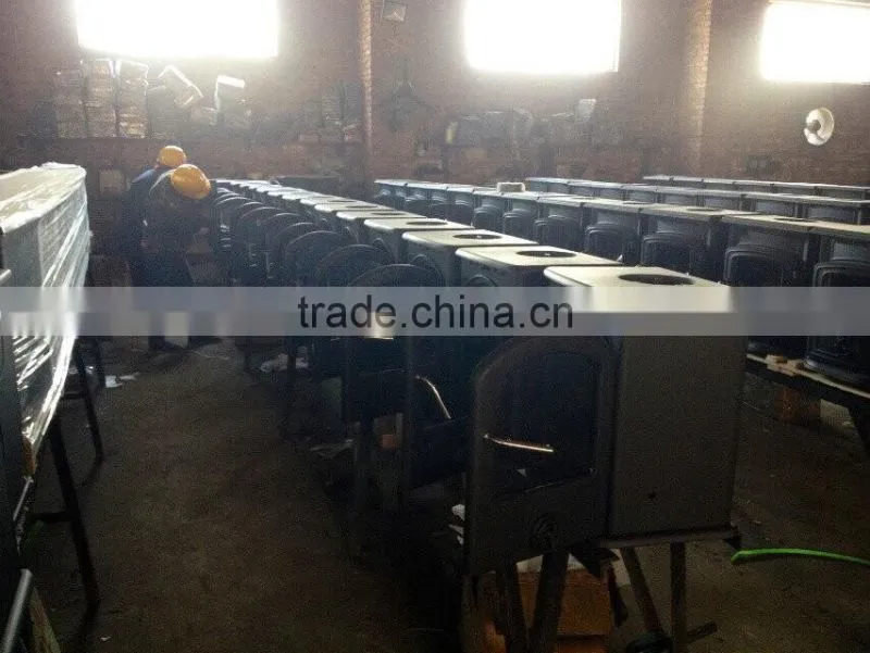 Factory direct selling cast iron wood burning stove with oven ,antique wood burning stove