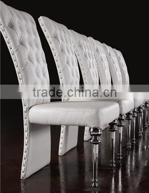 glass top dining table and chair/home furniture dining room table