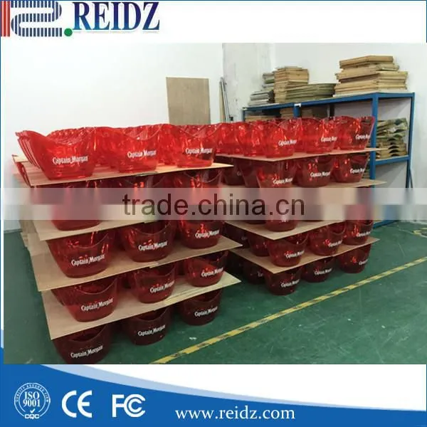 Promotional champagne bucket and stand