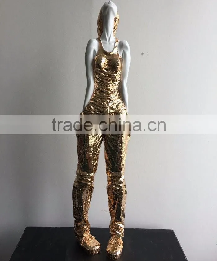 FRP girl character sculpture