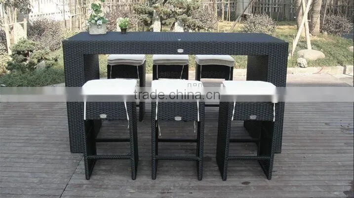 Garden rattan stool