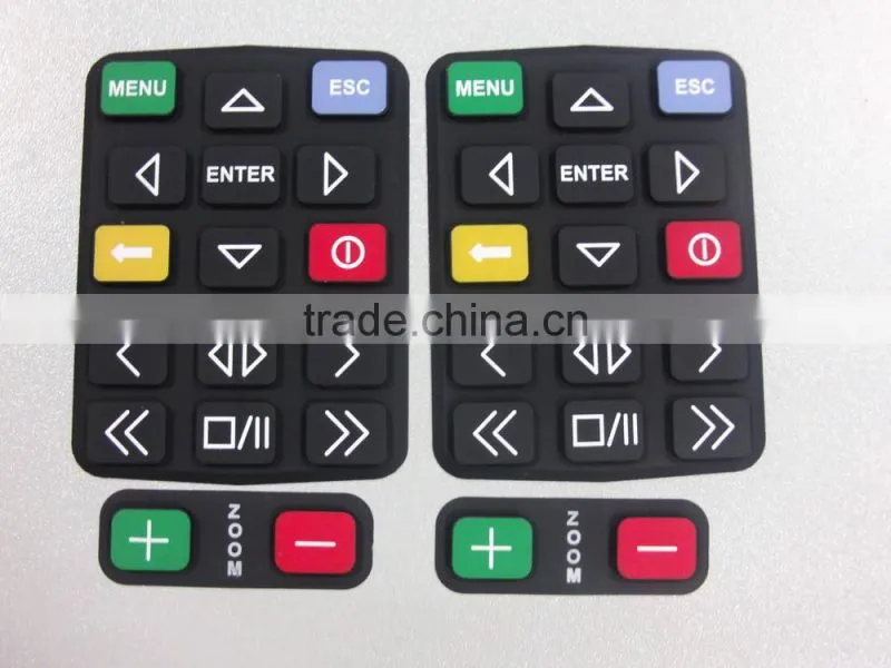 Goood Quality OEM silicone rubber press keypad
