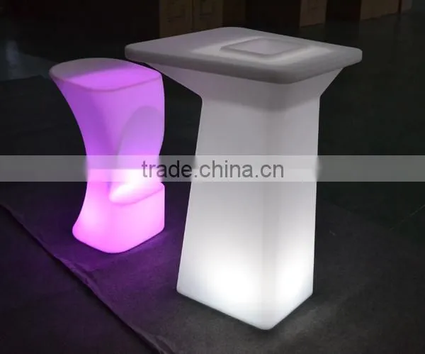 new design modern led bar table