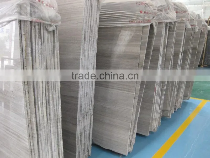 Hot sale Grey Wooden vein marble,grey wood vein marble tiles and slabs