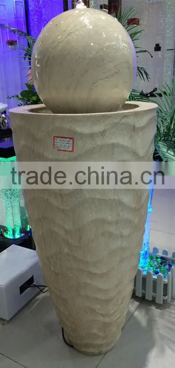 Decorative resin outdoor water fountains and artificial waterfalls