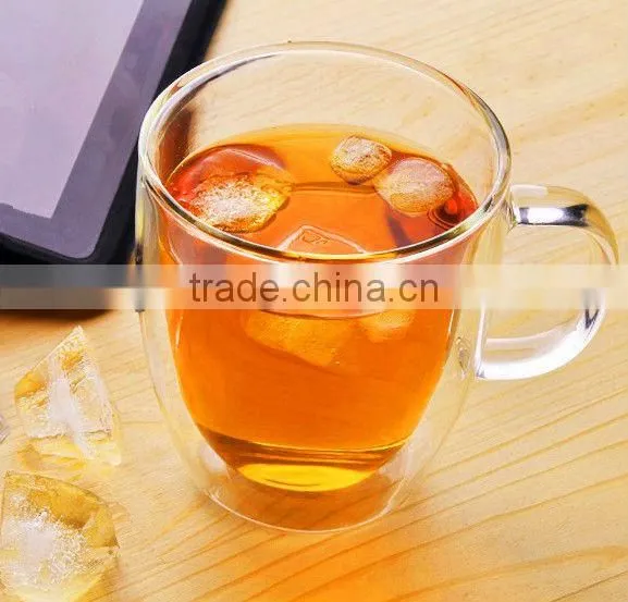Heat Resistant Double Wall Glass Cup