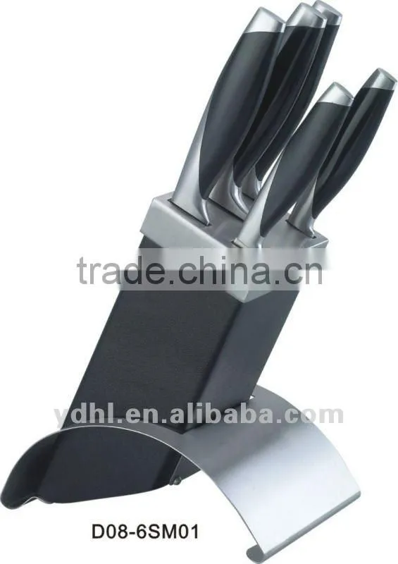 6PCS forge knife block set