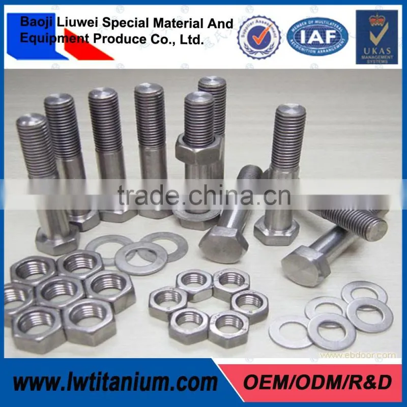Customized Precision Gr5 Titanium Fasteners