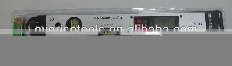 CE certificated 400mm digital angle level in double blister