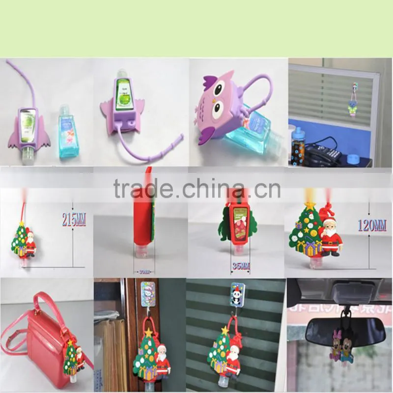 z11 50ml empty hand sanitizer bottle with carabiner