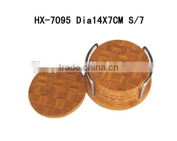 New Style Bamboo Tea Cup Mat Bamboo Coaster