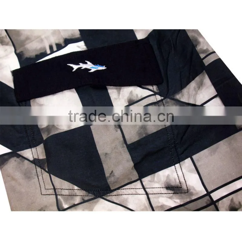 2014 Polyester Custom Stretch Surf Trunks in china
