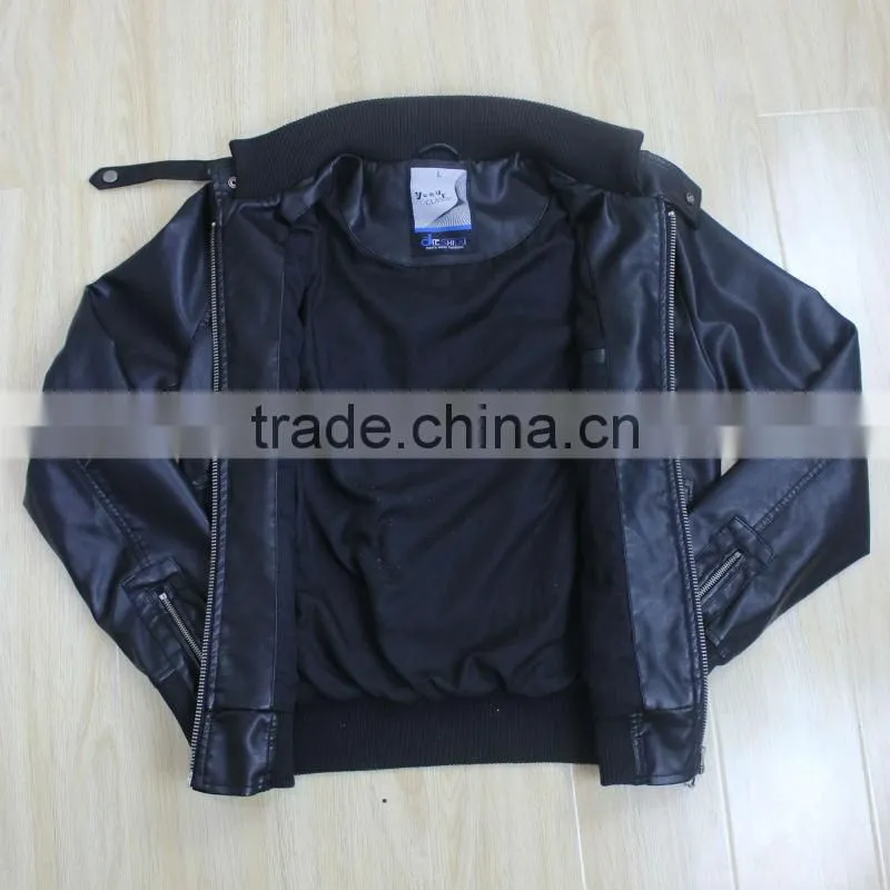 Mens Famous PU Leather Fashion Jackets 2017