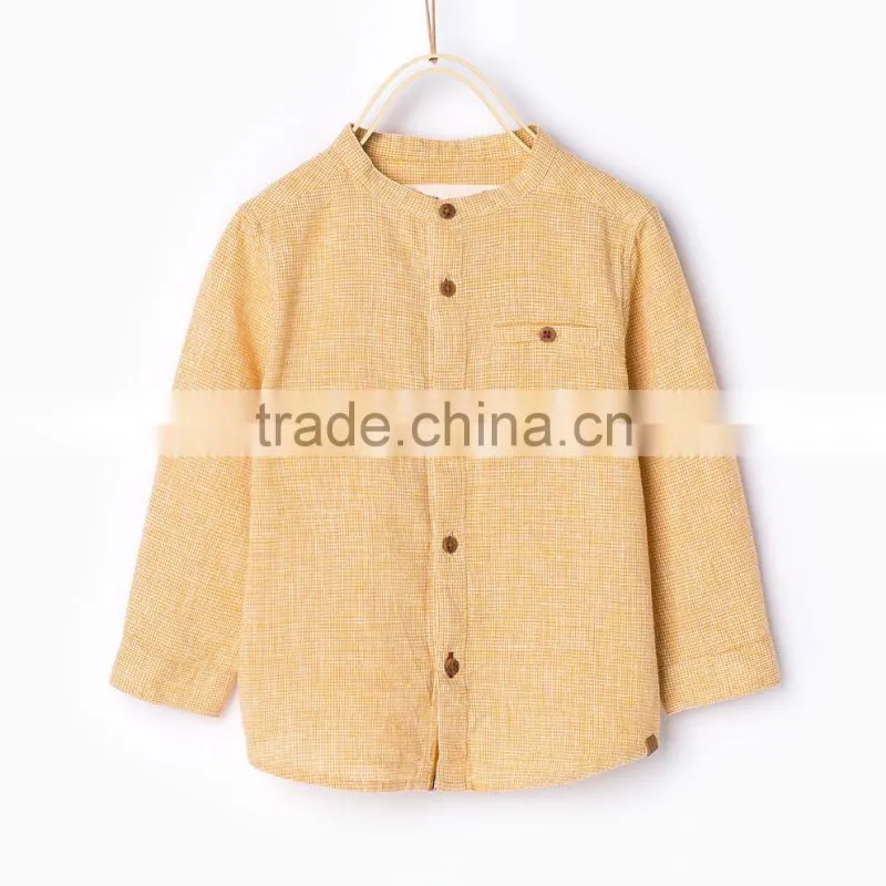 Swallow gird children shirts fashion checks boys shirts