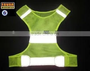 fluorescence reflective tapes hi-vis summer men's mesh vest