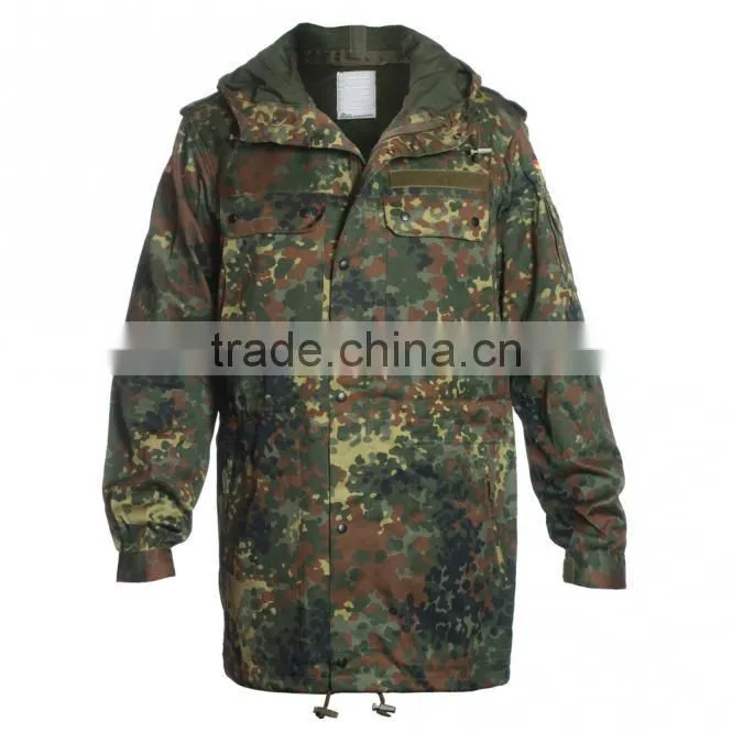 2015 hot sale camo german military parka