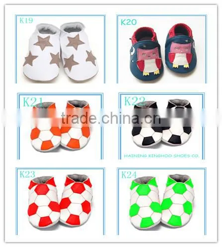 new design genuine leather infant baby shoes girl